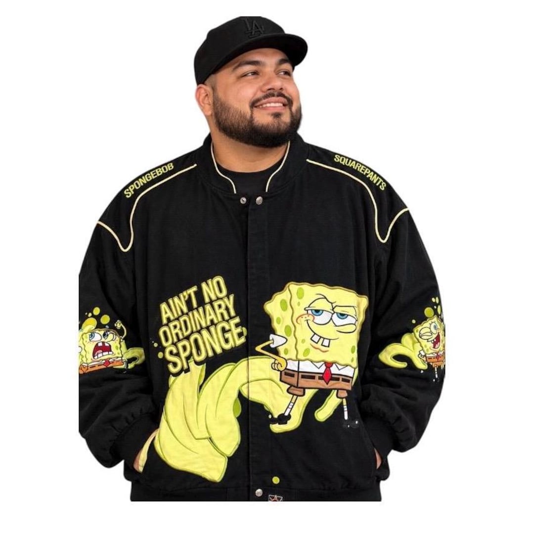 JH Design Nickelodeon Spongebob Jeff Hamilton Racing Jacket Men