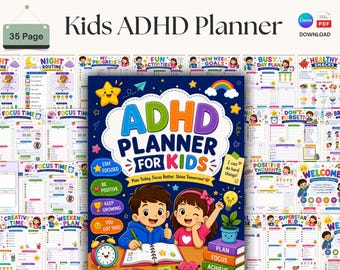 Daily Routine Cards Canva Template, Visual Schedule for Kids Toddler Routine Chart, ADHD Planner Montessori Routine Cards Preschool Schedule