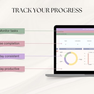 Kalkylblad för produktivitetsuppgiftsspårning | Google Sheets | Automatiserad projektplanerare med prioritetsmatris | Att-göra-lista för arbetsorganisatör bild 5