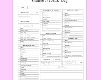 Seguimiento de la endometriosis / PDF imprimible