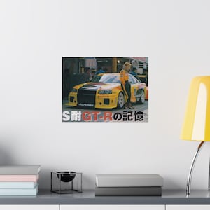 Fujitsubo N1 Super Taikyu Nissan Skyline R34 GT-R Poster / JDM Poster / Wall Decor / Car Print / Wall Art / Japanese /  Car Art