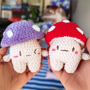 Mushroom crochet pattern | Crochet Amigurumi Mushroom Pattern | Mushroom Guy Crochet | Crochet Doll Mushroom Plushie Amigurumi Pattern