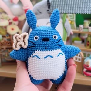 Totoro Crochet Pattern: Amigurumi Plush Toy (PDF Pattern)