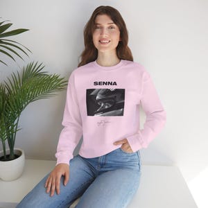 Ayrton Senna Signature Sweatshirt: F1 Racing Legend Motorsport Fan Gift