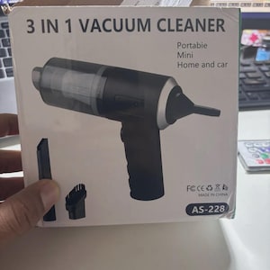 Compact USB Car Vacuum Cleaner – Cordless & Powerful