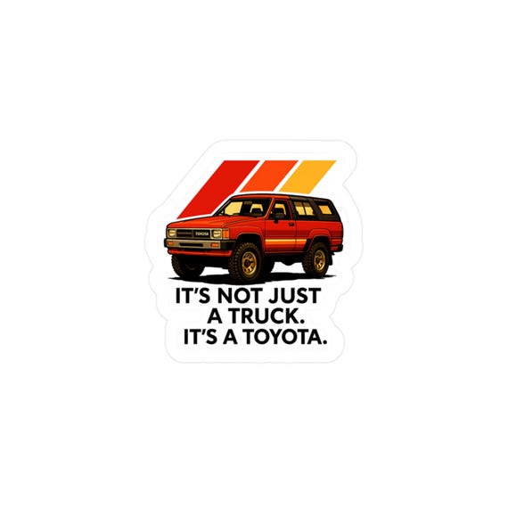 1st Generation 4Runner Vinyl Sticker