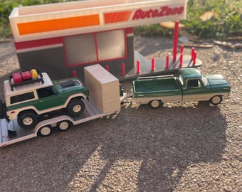 Diorama de tienda de repuestos de automóviles Auto Zone a escala 1/64 impreso en 3D Hot Wheels