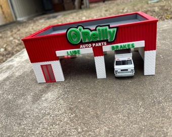 Servicio automotriz O’Reilly a escala 1/64