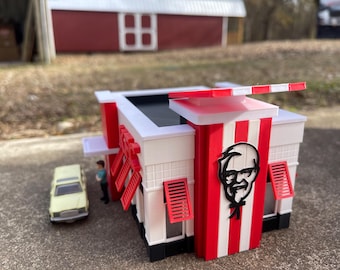 Restaurante KFC a escala 1/64