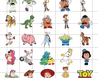 Paquete SVG de personajes de Toy Story, Papa PNG, Archivo digital de Woody, Clipart de Rex, SVG para Cricut