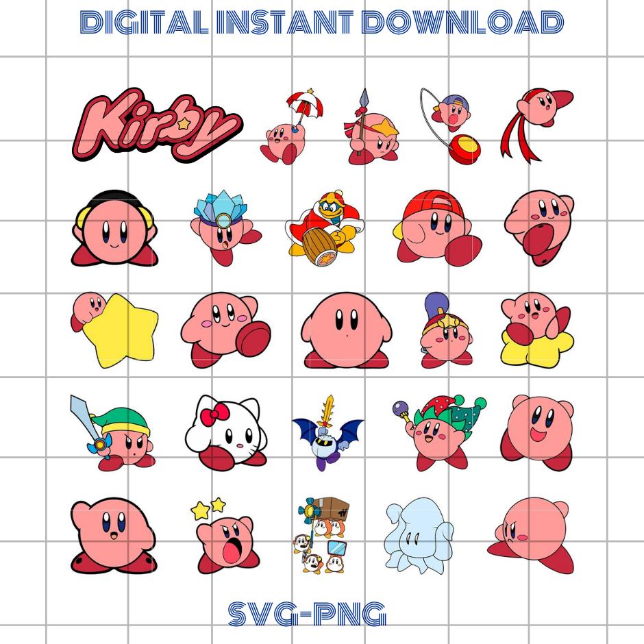 Kirby and waddle dee - Etsy 日本