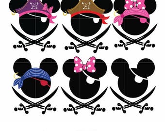 Family Cruise SVG Bundle, Mickey Pirates Png, Mouse Cruise Digital File, Family Matching Disney Shirt Clipart, Svg For Cricut