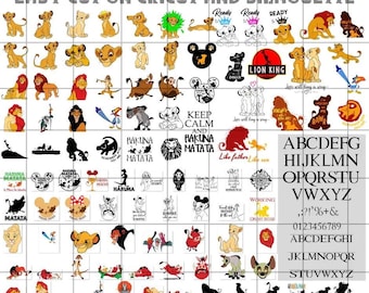 Lion King Mega Svg Bundle, Hakuna Matata Png, Cute Lion Digital File, Disney Shirt Clipart, Svg For Cricut