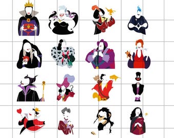 Villains Svg Bundle, Sea Queen Png, Ursula Digital File, Cute Witch Clipart, Halloween Svg For Cricut