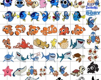 Finding Nemo SVG Bundle, Fish Nemo Png, Nemo Dory Digital File, Nemo Shirt Clipart, Svg For Cricut