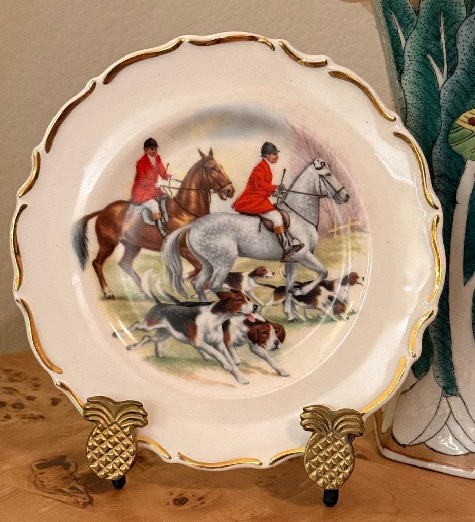 Ralph Lauren Equestrian Plates - Etsy