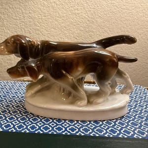 Royal Dux Hunting Dogs - Etsy