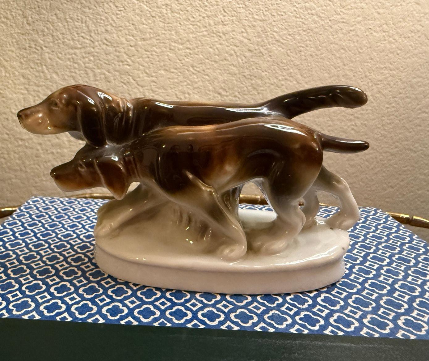 Royal Dux Dog Figurine - Etsy