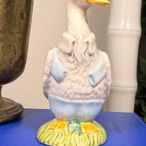 Beswick Mr Drake Puddle Duck Figurine | Beatrix Potter 1979 England | Vintage Nursery Decor | Peter Rabbit Collectible
