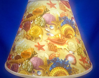 Seashells Lamp Shade Beach Nautical