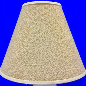 Burlap Look Lamp Shade