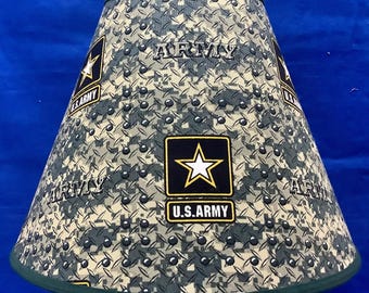 United States Army Camo Lamp Shade