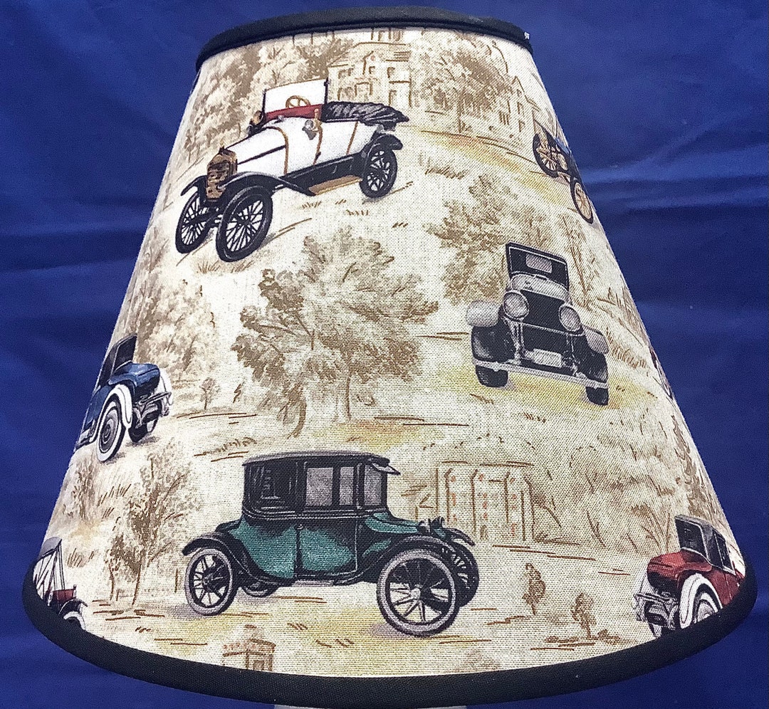 Classic Vintage Car Lamp Shade Etsy
