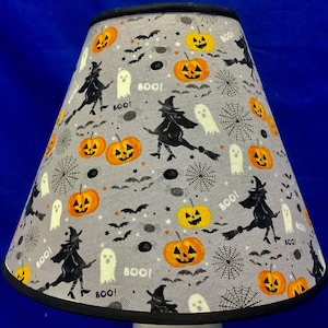 Witch Halloween Ghost Jack o Lantern Lamp Shade