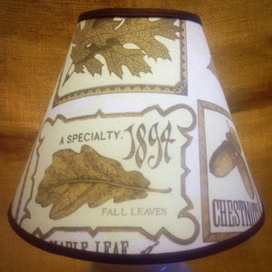 Autumn Fall Leaves Lamp Shade