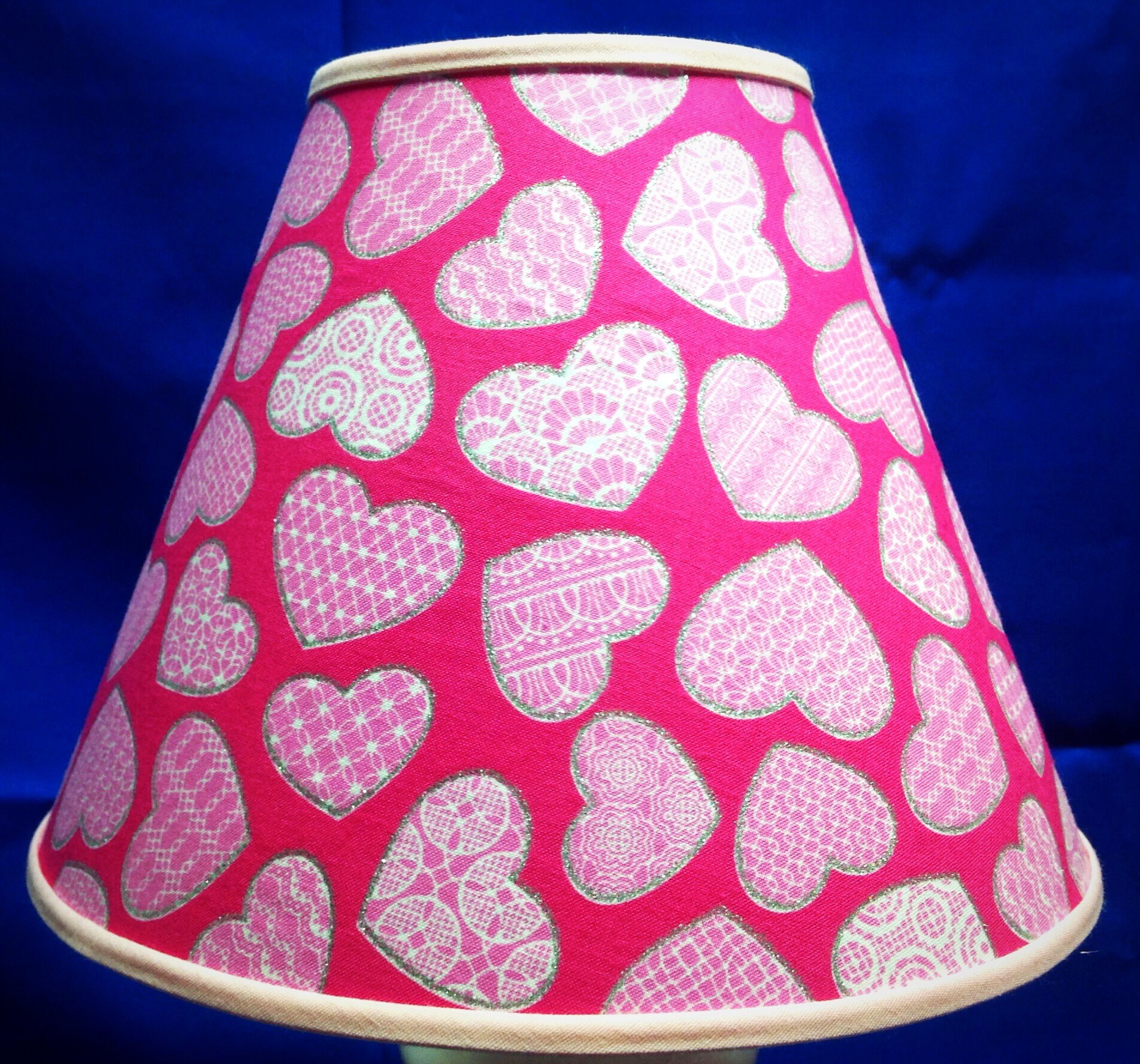 Pink Hearts Lamp Shade Pink Hearts Lamp Shade, Pink Heart Lampshade