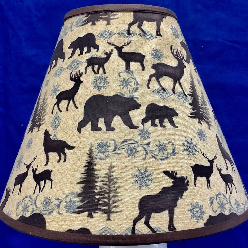 Wilderness Lamp Shade - Etsy