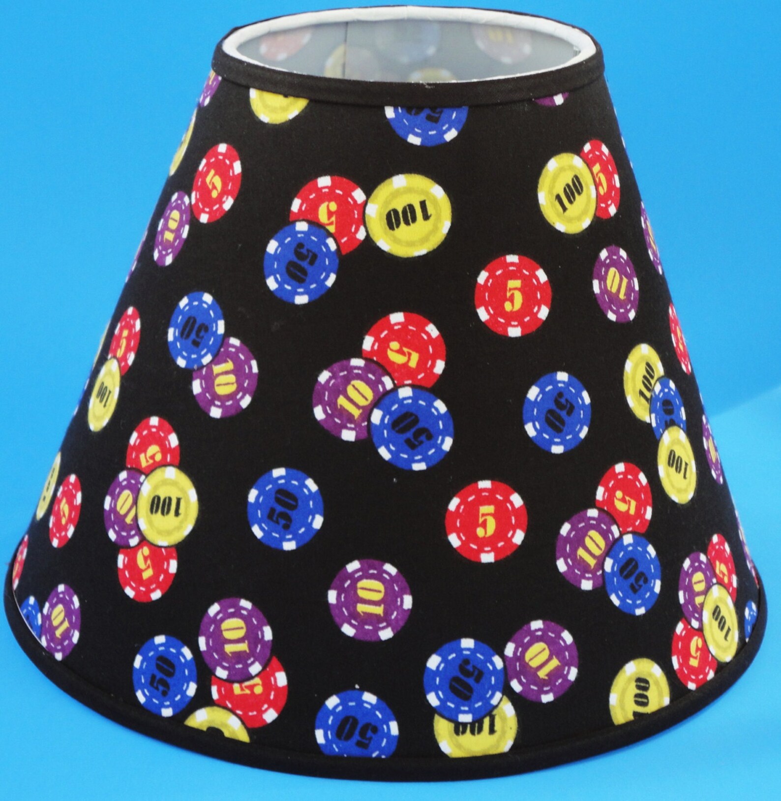 Poker Chips Lamp Shade Gamble Etsy