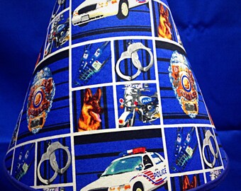 Police Cop Lamp Shade