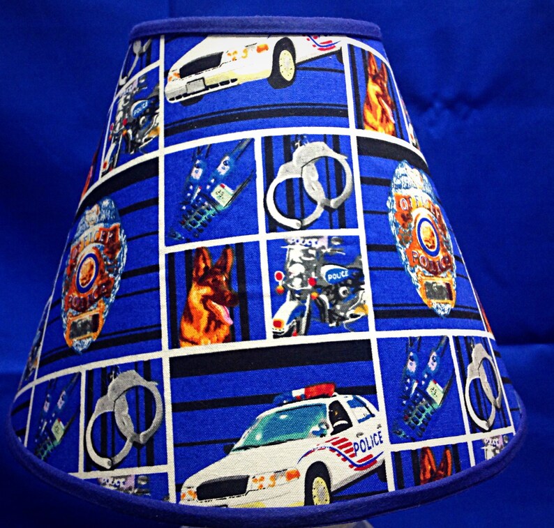 Police Cop Lamp Shade