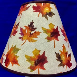 Autumn Fall Leaves Lamp Shade