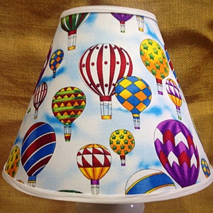 Hot Air Balloons Blue Sky Lamp Shade