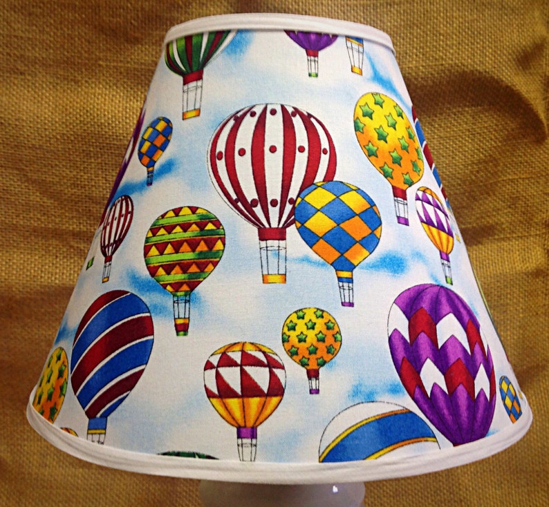 Hot Air Balloons Blue Sky Lamp Shade
