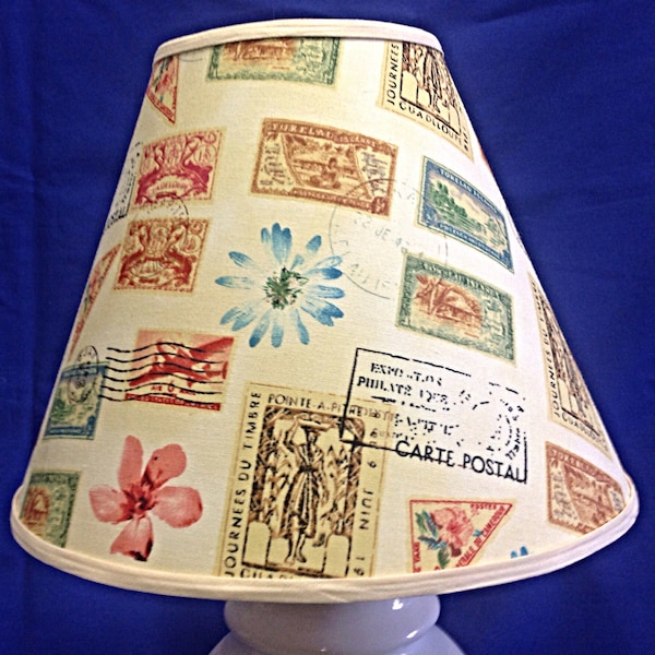Postage Stamps Cancellation Stamps Lamp Shade
