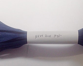Navy Blue 1/4 inch Double Fold Bias Trim Tape 10 Yds