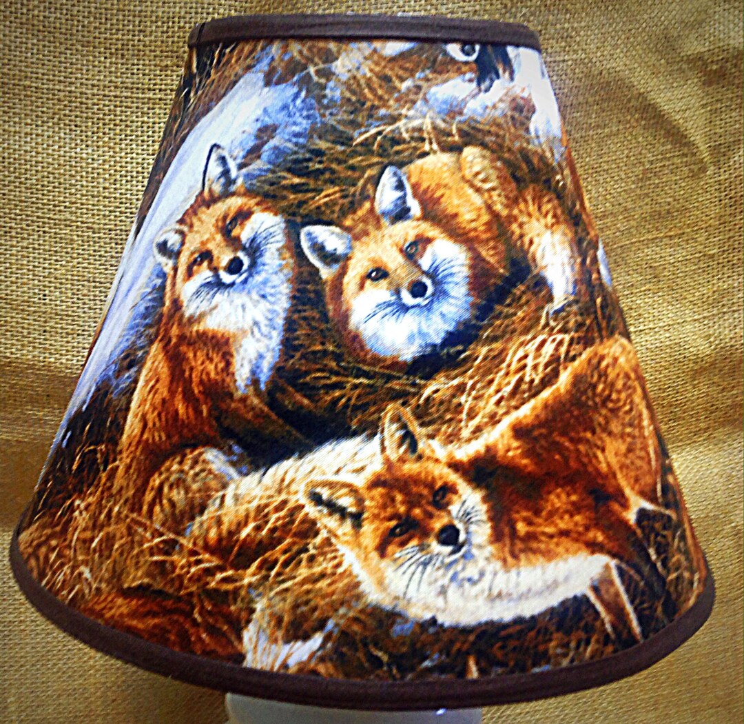 Fox Lamp Shade Etsy