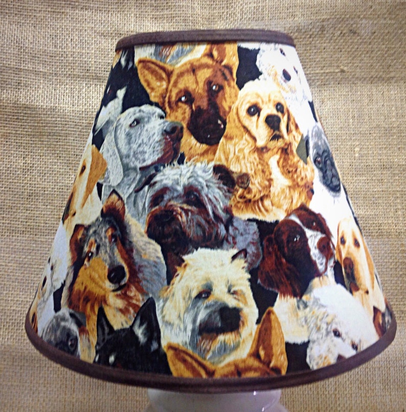 Different Breeds of Dog Lamp Shade Etsy