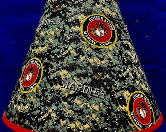 Pantalla de lámpara de camuflaje del Cuerpo de Marines