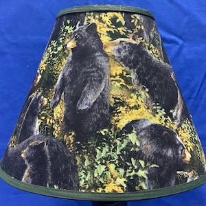 Black Bear Lamp Shade