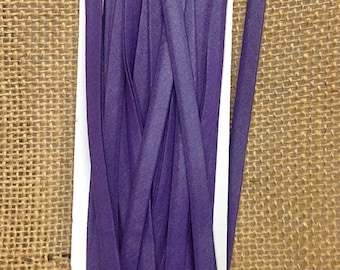 10 Yds Purple 1/4 inch Double Fold Bias Trim