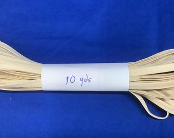 Ecru Off White 1/4 inch Double Fold Bias Trim Tape 10 yds