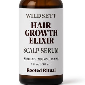 Hair Growth Elixir – Botanical Scalp Serum for Thinning Hair