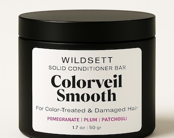 Colorveil Smooth – Acondicionador sólido botánico en barra para cabello teñido