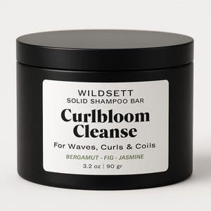 Curlbloom Cleanse – Botanical Solid Shampoo Bar for Curly Hair