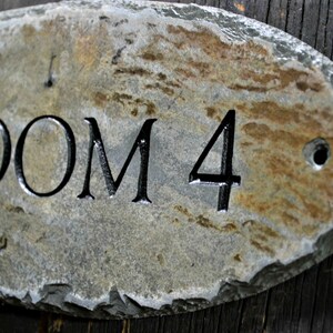 Stone Slate. Sign CUSTOM Carved DOOR SIGN / Stone /slate / Plaque / Label / Office / Name ...