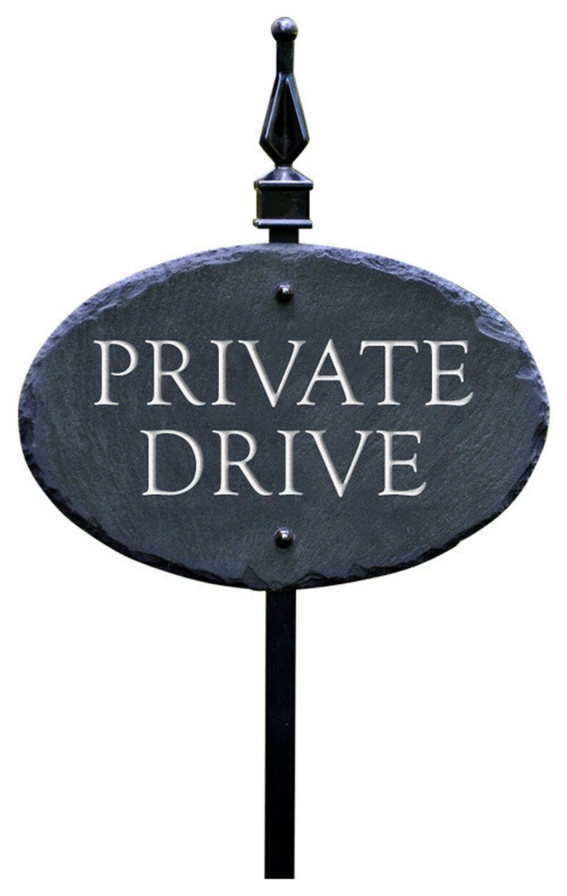 STONE PRIVATE DRIVE Sign / Property / Plaque Etsy